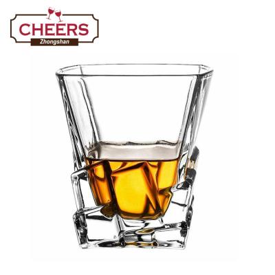 China Viable Manufacturer's Crystal Old Fashioned Iceberg Whiskey Glasses, Clear Drinking Glasses, Whiskey Wine Accessaries for sale