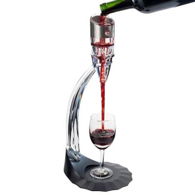 China Viable Maker Deluxe Aerator Set Essential Magic Wine Aerator and Tower with 6 Aeration Speeds in Gift Box for sale