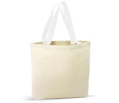 China Best Eco Tote Shopping Bags Reusable Empty Cotton Tote Bags Reusable 100% Cotton for sale