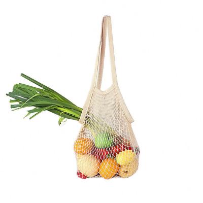 China Portable Reusable Eco Mesh Cotton Bag For Shopping Tote Bag Handbag For Fruit Storage Shopper for sale