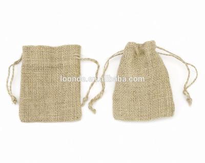 China 100% Organic Biodegradable Jute Cacao Bean Bag With Twin Drawstring for sale