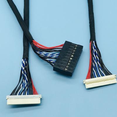 China Custom COMPUTER SET DUPONT TO HOURS DF19 LVDS CABLE for sale