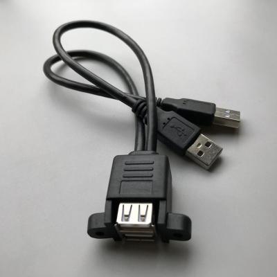 China For PCB Connection Good Quality 10cm Short Micro USB Cable 2 Micro USB Cable With Lock for sale