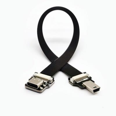 China For PCB Connection 3A FPV USB Male FFC Ultra Thin Flat Super Soft FPC Charging AV Ribbon Ribbon Cable Micro USB Type C for sale