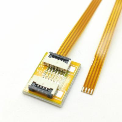 China 0.7/0.8/1.0mm Pitch FPC/FFC Solder Soldering Cable 4Pin With Extend FPC/FFC Panel for sale