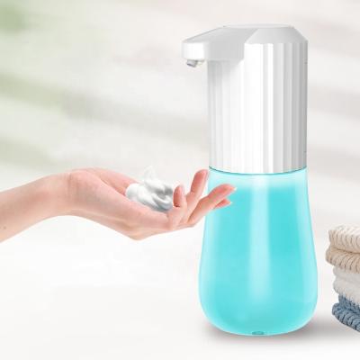 China Not Inverted High Quality Portable Rechargeable Smart Desk Stand Sensor Foam Hand Sanitizer Automatic Liquid Soap Dispenser for sale