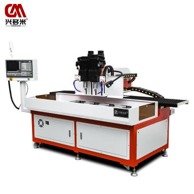 China 1000mm Furniture Metal Square Tube CNC Vertical Hot Melt Drilling (Route Can Be Customized) And Integrated Tapping Machine Tool for sale