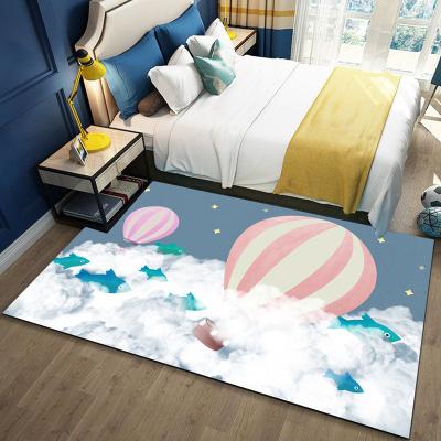 China Washable For Sale 3d Cartoon Kids Room Rug Anti-Slip Baby Play Mat Children's Rug For Kids Room for sale