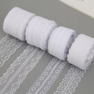 China Sustainable Non-stretch DIY 10m Clothing Accessories/Roll Polyester Direct Sales Wholesale Semicircle Lace Trim for sale