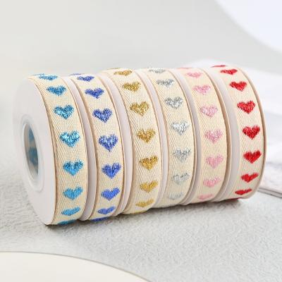 China Hand-wholesale Colorful High Tenacity Form Pattern Cotton Jacquard Webbing for sale