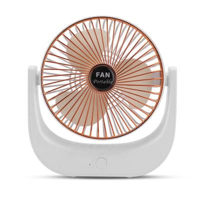 China Small and cute USB Mini desktop fan Home large wind air circulation electric fan Office portable desktop small fan for sale