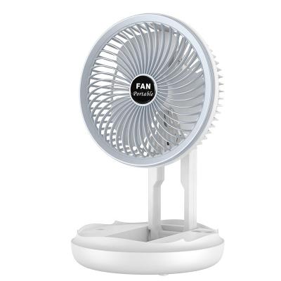 China Small and cute New USB folding fan Multi-function fill light lampstand electric fan Dormitory portable hanging wall circulation fan for sale