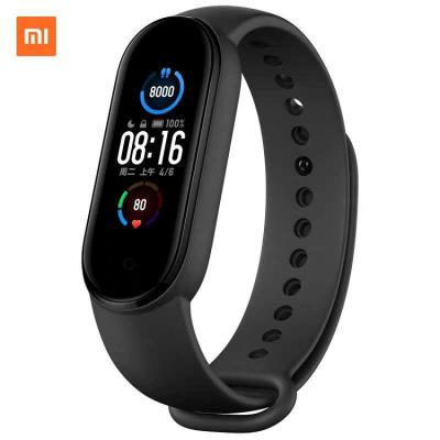 China Touch Screen Global Version Xiaomi MI Band 5 Wristband Heart Rate Fitness Tracker Smart Miband 5 for sale