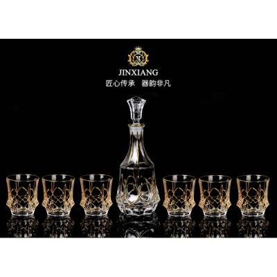 China Modern Wine Decanter Sale Lead Free Crystal Glass Accessories Sets Wine Glass Sets Wholesale for sale