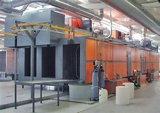 China 500kg/H Tilting Type  Automatic  Metal Coating Line Quick Drying for sale