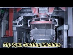 Full Automatic Dip Spin Coating Machine Homogeneous Coating For Zinc Flake