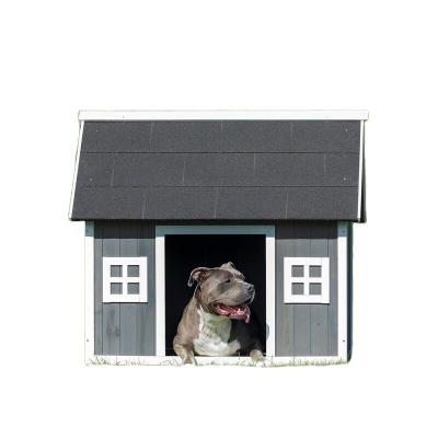 China OEM Large Pet Wooden Crate Eco - Friendly Outdoor Wooden Windproof Kennel Lovely for sale