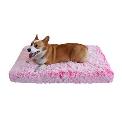 China Travel 2021 New Arrive Waterproof Velvet Sofa Dog Beds Washable Luxury Plush Pet Bed Sofa Cushion for sale