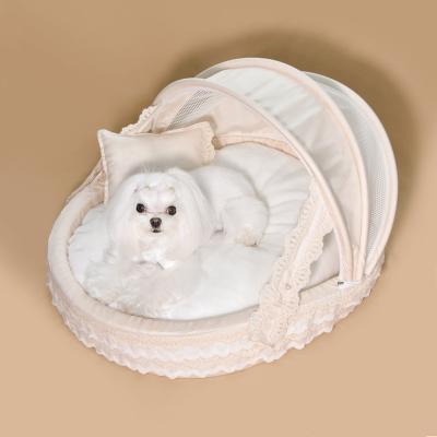 China Cat Basket Soft Washable Indoor Waterproof Luxury Pet Bed For Small Puppy Kitten Medicum Sofa Bed for sale