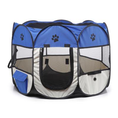 China Breathable Most Popular Portable Automatic Pet Tent Pet Cages, Carriers And Houses Stainless Steel Dog Cage for sale