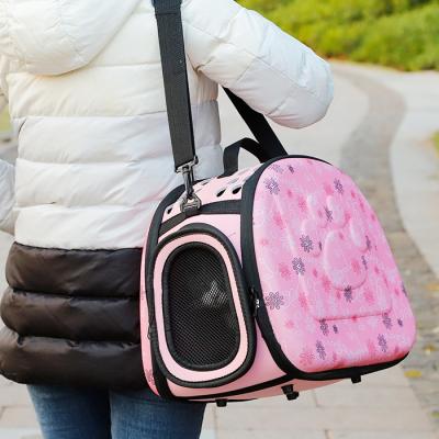 China Amazon Hot Selling Cat Carrying Backpack Breathable Cat Bag Pet Cage Viable Pet Carrier Bag for sale