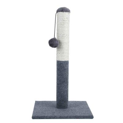 China Viable Cat Sisal Scratcher Post Funny Tree For Kitten Cat Indoor Playing Toys Scratching With Private Label for sale