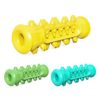 China Sustainable Dog Chewer Toys Eco-Friendly Pet Rubber Teeth Cleaning Massage Chewing Toy For Dog Puppy Interactive Toy Indestructible for sale