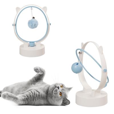 China Wholesale Custom Game Viable Cat Food Toy Electronic Pet Entertainment Smart Cat Toys Interactive Ball For Cats for sale