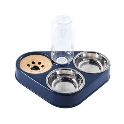 China Factory Supply Viable Large Dog Pet Feeding Bowl 3 In 1 Cat Automatic Feeding Accessories With Best Price for sale