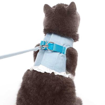 China New Design Fashion Dog Pet DETACHED Harnesses And Leashes Set For Cat Puppy Chest And Rope With Private Label for sale