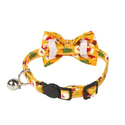 China Factory Supply DETACHED Cotton Soft Cat Collar Christmas Styling Luxury Pet Collar For Dog Accessories With Best Price for sale