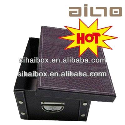 China High Quality Viable Decorative Foldable Morocco Paper Cardboard Decorative Storage Box for sale