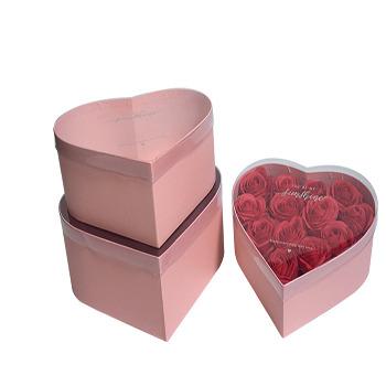 China Gift & Craft New Product Customization Gift Flower Box Heart Shaped Gift Box for sale