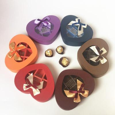 China Gift & Fashionable Craft Design Heart Chocolate Packaging Box for sale