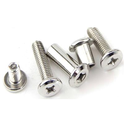 China Wholesale Copper Manufacturers Furniture Connection Male And Female Screws Truss Head Joint Furniture Screws for sale