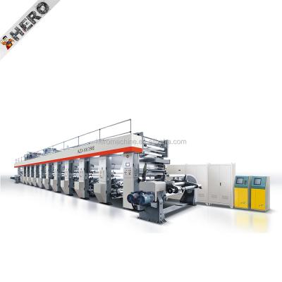 China Garment Shops Paper Bag High Speed ​​Gravure Printing Machine 2 4 6 Color Rotogravure Machine Printing Price for sale