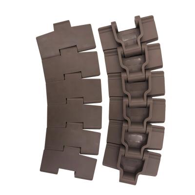 China food & Beverage Factory WELDON Laterally Flexible Magnetic Flat Small Plastic Chain Belt for sale