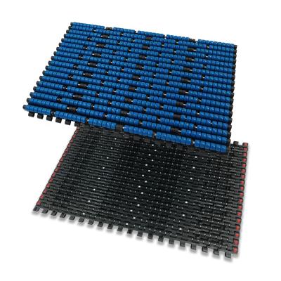 China Factory WELDON LBP Food Grade Flat Surface Modular Plastic Conveyor Belt for sale