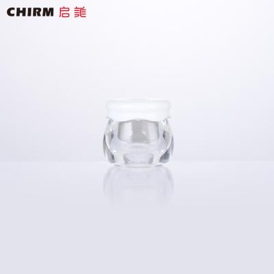 China Cosmetic Plastic Fancy Honey Acrylic Bottle Eye Cream Jar 4 Colors 10g For Skin Care for sale