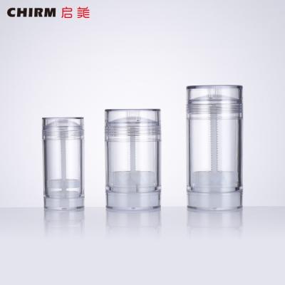 China Lip balm. Lipstick New design empty plastic cylinder roll on packaging tube deodorant container stick 30g for sale