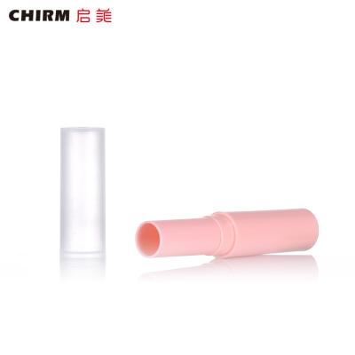 China Mini Cosmetic Empty Lip Gloss Tube Container With Double End Translucent Lip Balm Tube for sale