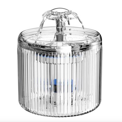 China 2021 Hot SALE Automatic Transparent Circulation Amazon Pet Water Dispenser With Filter for sale