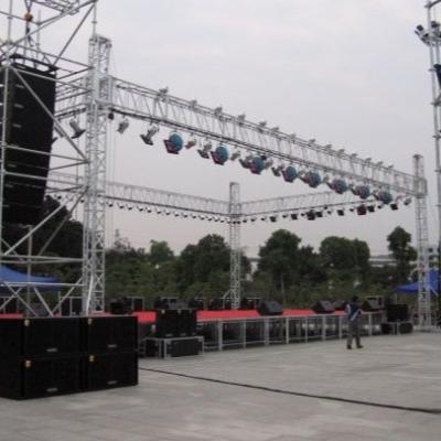 China Heavy duty high loading capacity hand winch truss bracket, speaker truss bracket, hand lifting truss for sale