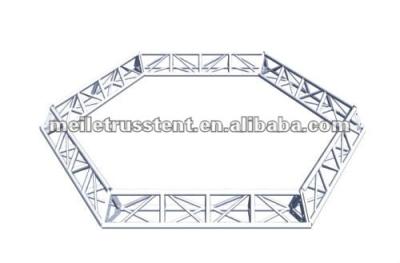 China Exhibition aluminum alloy circle roof hexagonal truss ML-T007 for sale