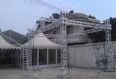 China Used 6061T6 alloy truss structure second hand spigot aluminum small truss for sale for sale