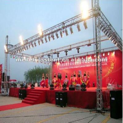 China 6061T6 Aluminum Alloy Stage Lighting Truss Podium For Concert Events for sale