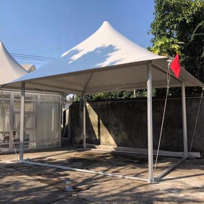 China Outdoor 5x5m Resistant Flame Retardant And UV Waterproof Canopy Tent Membrane Structure Marquee Tent PVC Roof Party Event Tent for sale