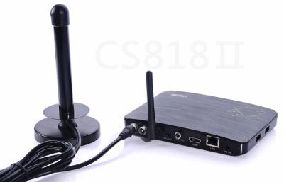 China Full HD , H264 MPEG Android Smart TV Boxes With 2 Host USB Port , Ethernet Interface for sale