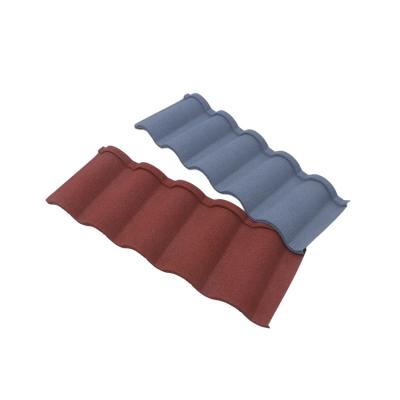 China Modern high quality stone chip coated metal shingles roof tiles for villas-0.4mm, Jinhu brand for sale