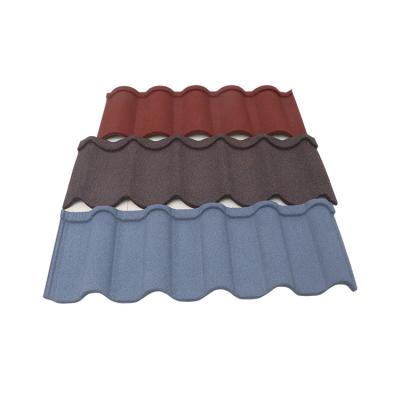 China Modern Residential Stone Coated Metal Shingles Design Roofing Tile Sheet 0.5mm for sale